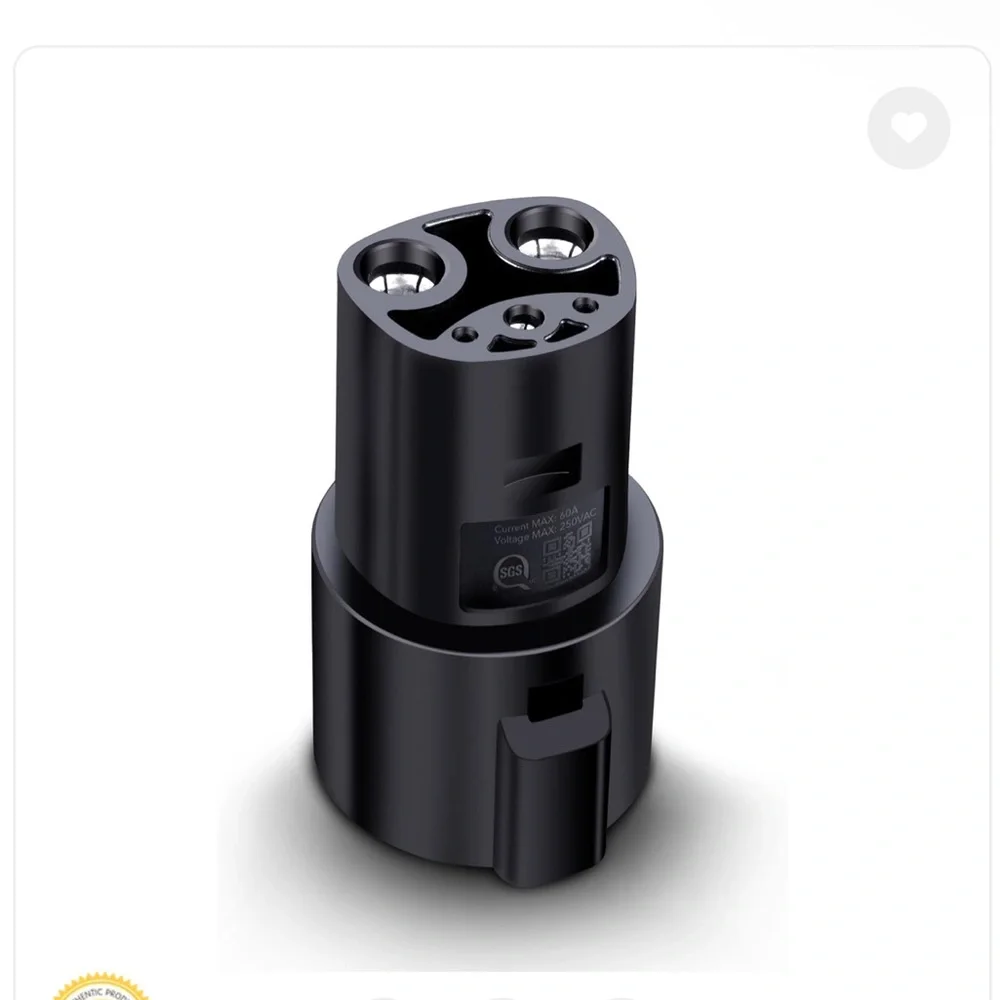 NIB Black Car Charger Adapter